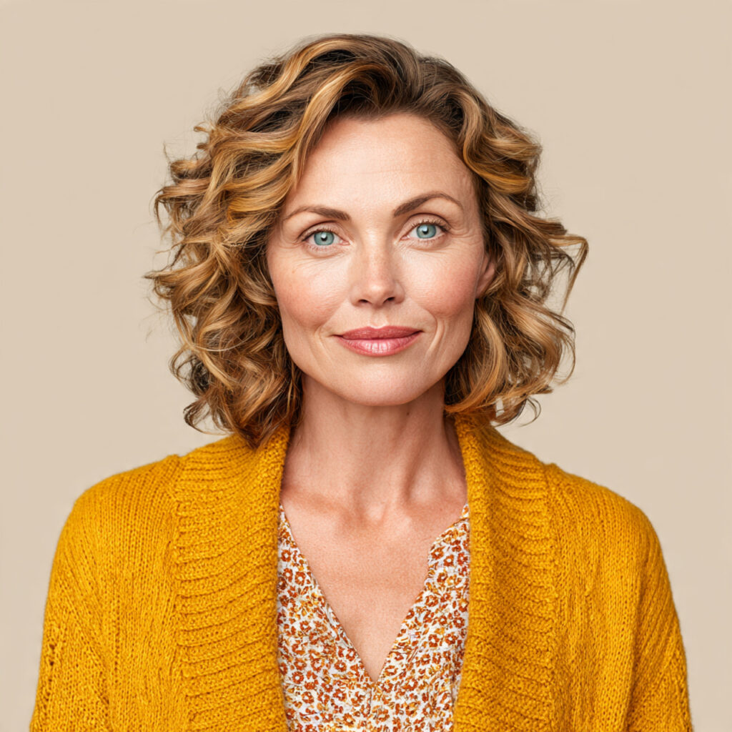 Textured Bob with Face-Framing Layers Idea