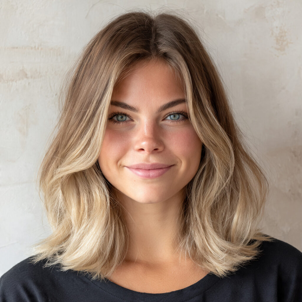 Modern Blonde Hair with Dark Root Ideas