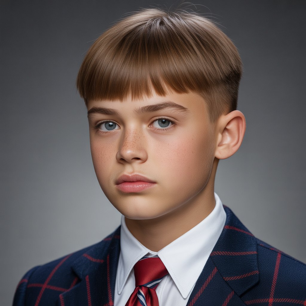 Tapered Boys School Haircut Idea