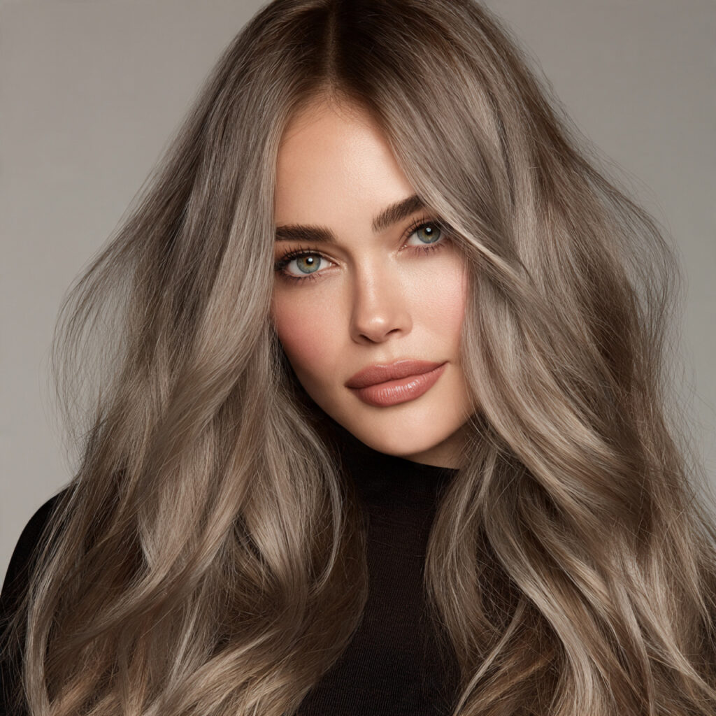 39 Trendy Balayage Hairstyles for Medium Length Hair Ideas 12 Smoky Ash Balayage for Medium-Length Hair Ideas