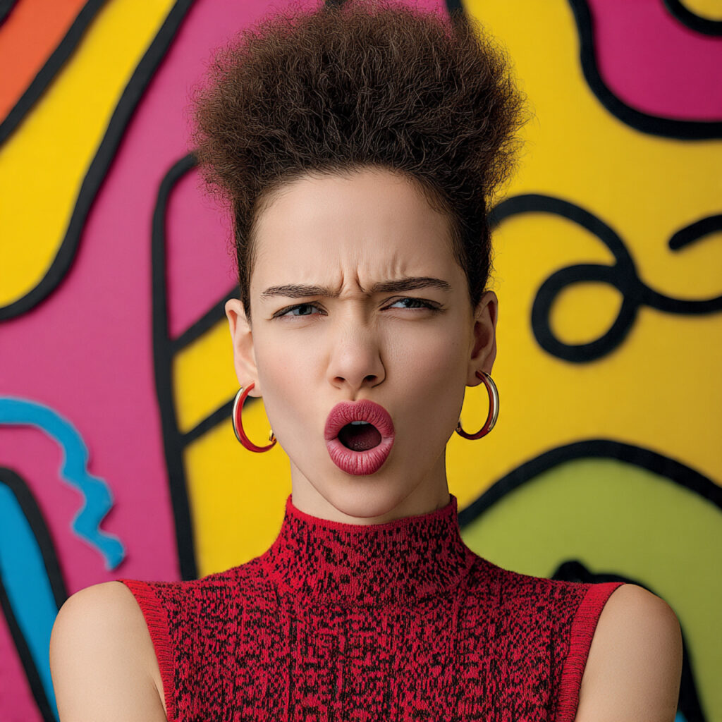 High Puff Baddie Hairstyle Idea
