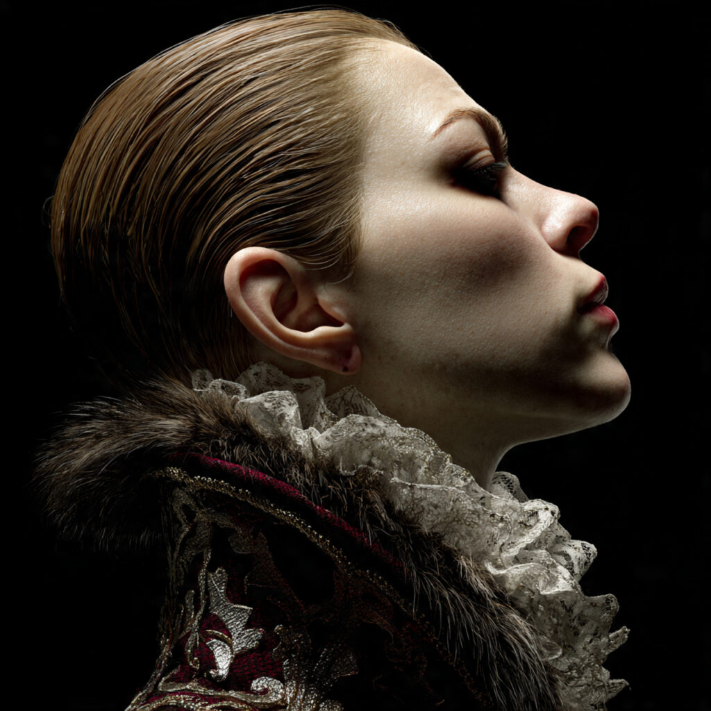 Slick Back Hair Baddie Hairstyle Idea