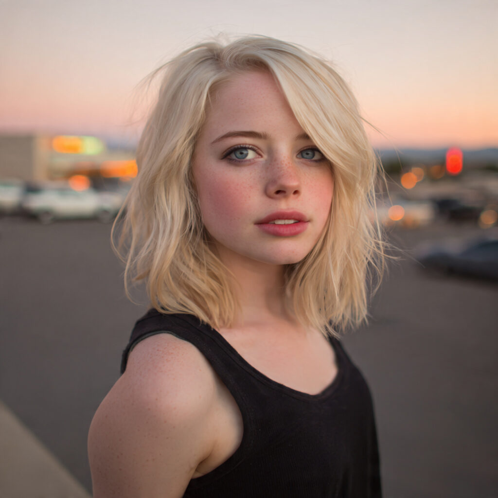 Wavy Angled Bob Hairstyle Ideas