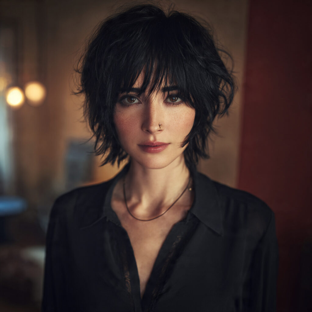 Choppy Shaggy Mullet