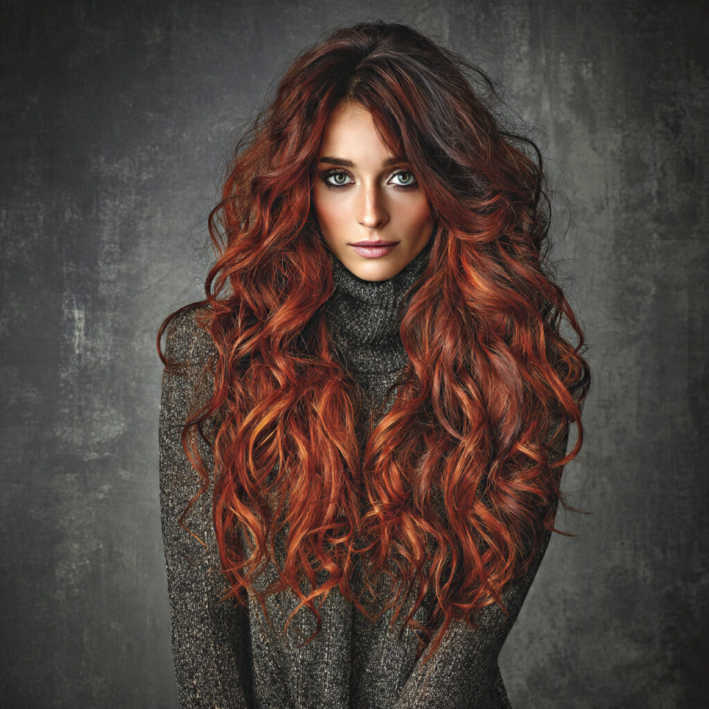 33 Trending Red Hair Color Looks for All Skin Tones 26 Copper Highlights on Red Base