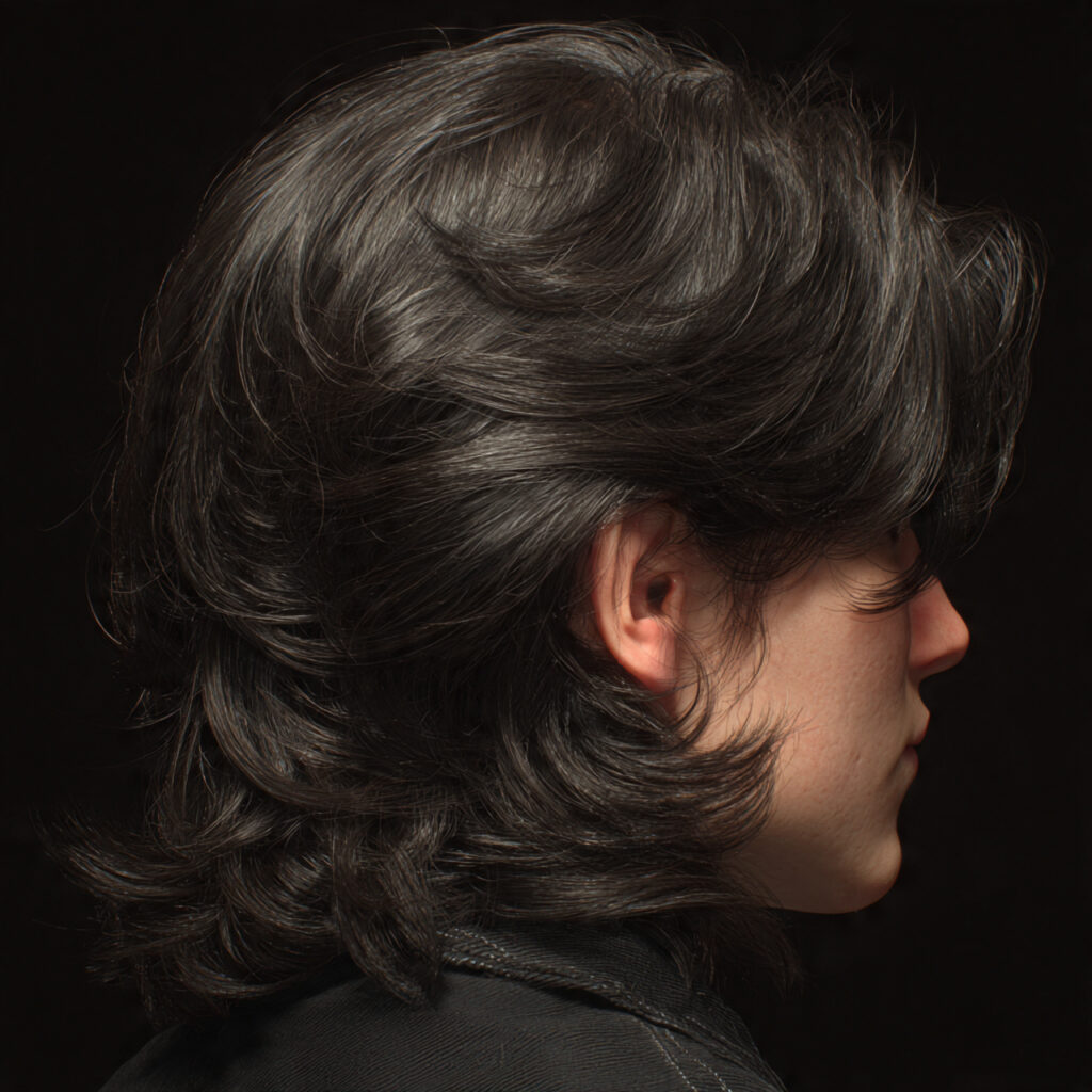 Modern Shaggy Mullet