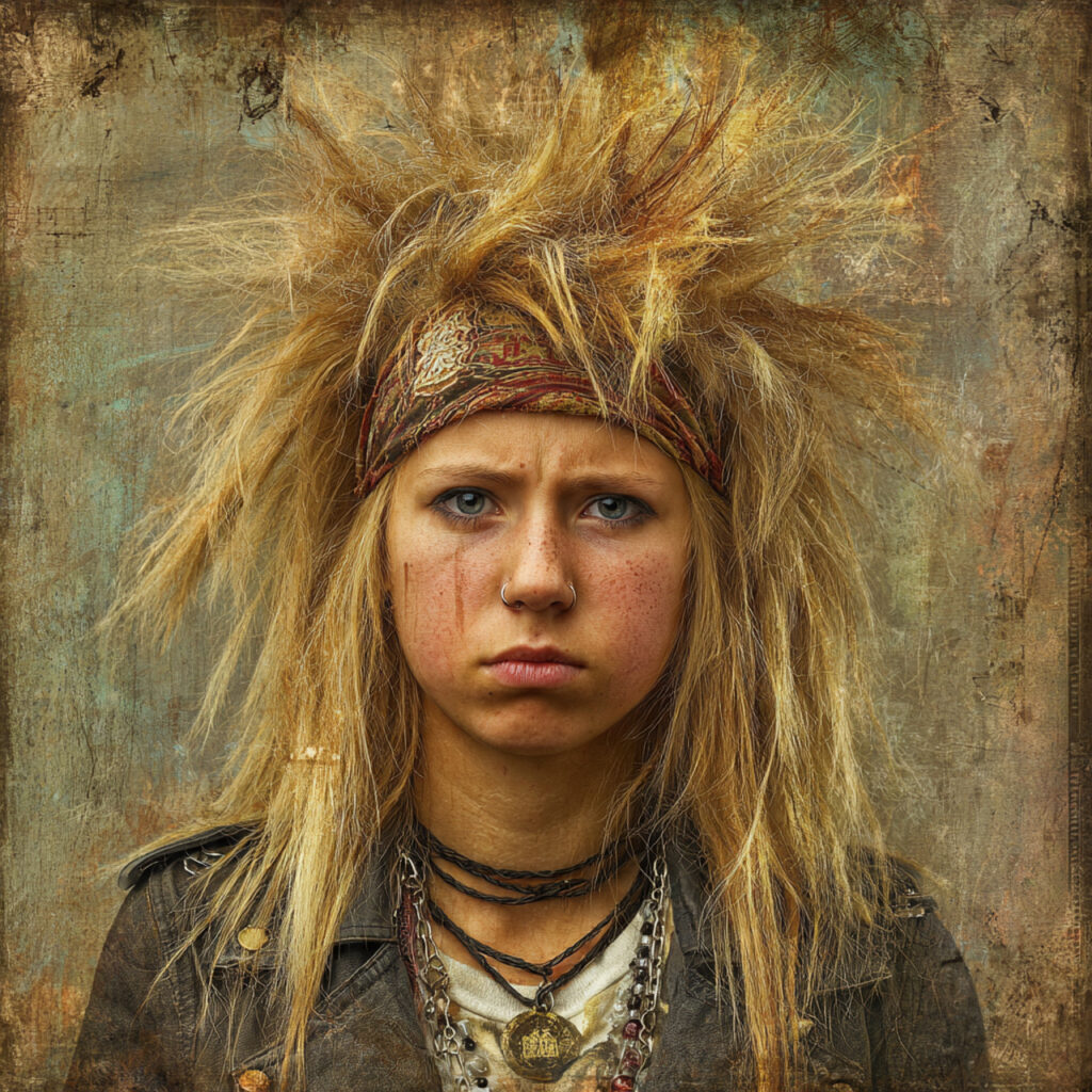 Rockstar Shaggy Mullet