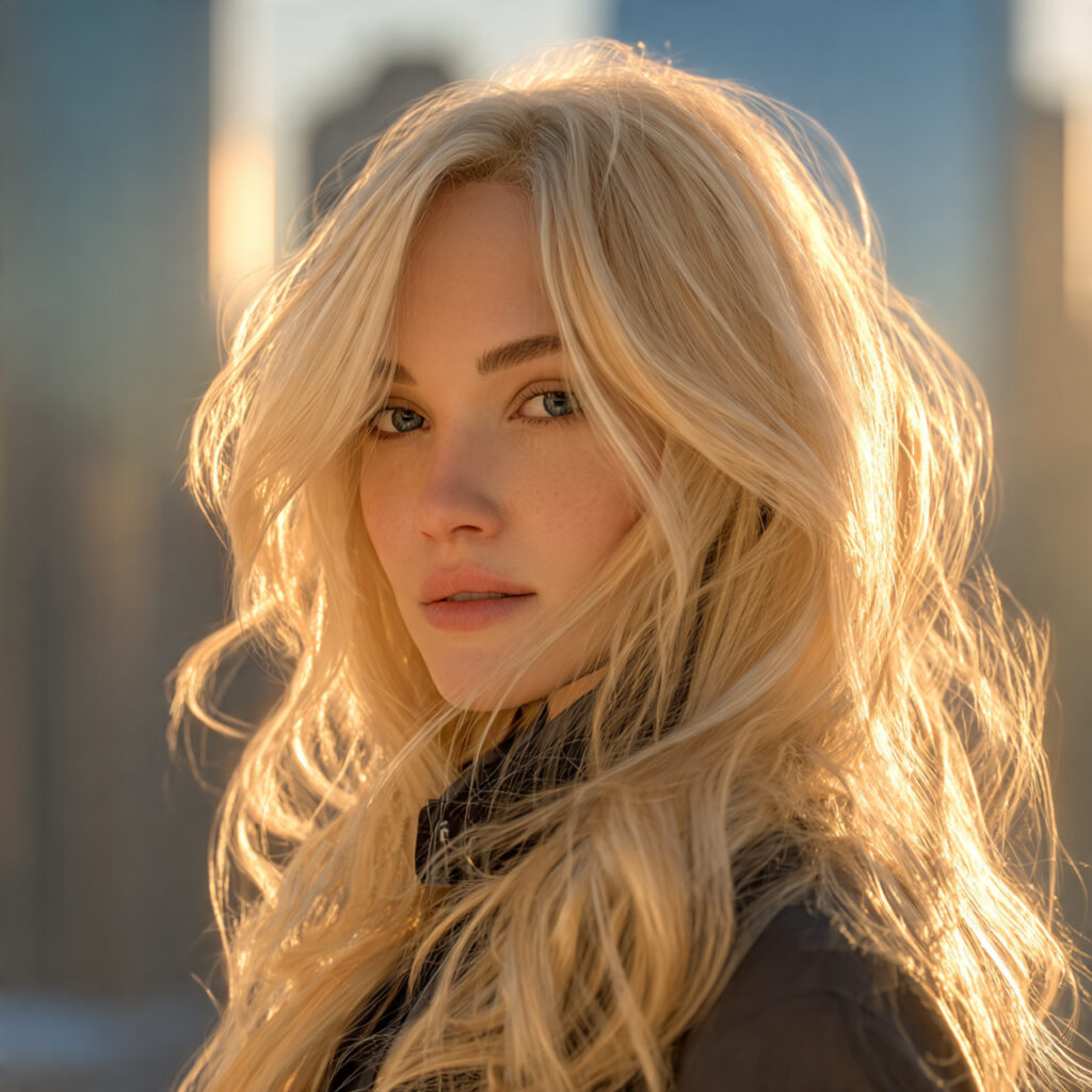 Trend-Forward Blonde Hair with Dark Root Ideas