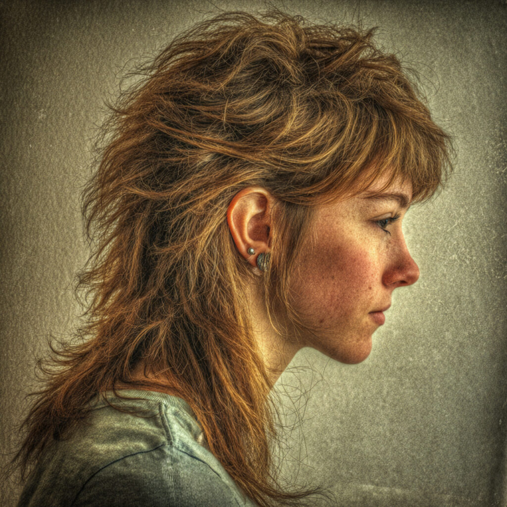 Shaggy Mullet With Undercut