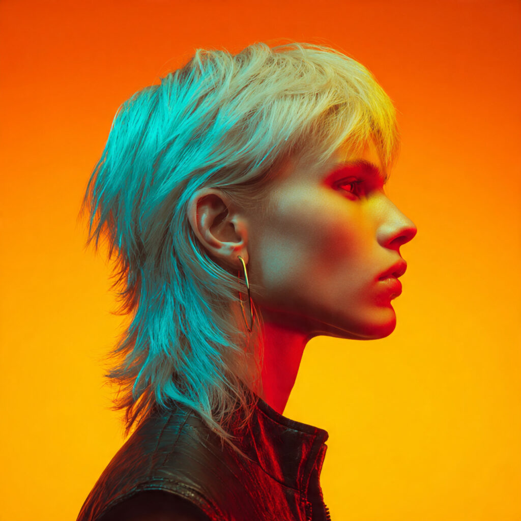 Modern Mullet Hairstyles Ideas for Long Faces