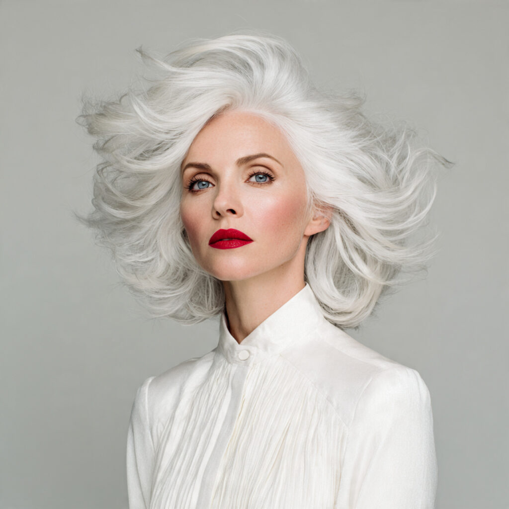 Platinum White Hair Color Ideas