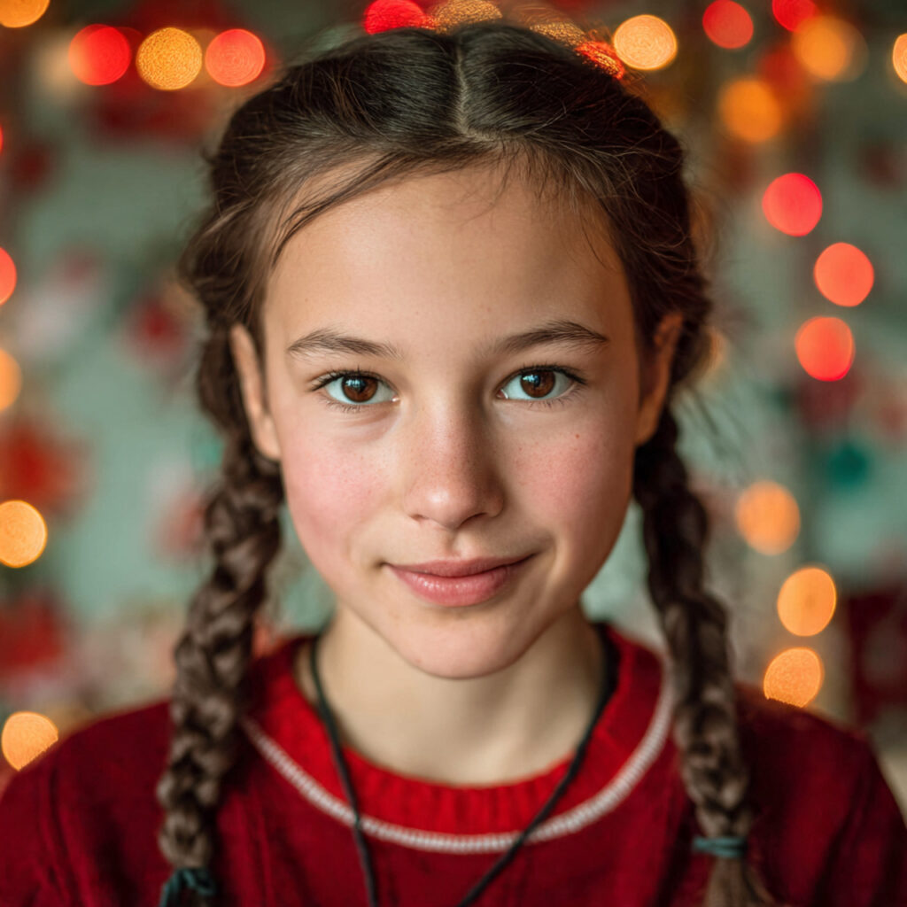 Braided Christmas Hairstyles for Girls Ideas