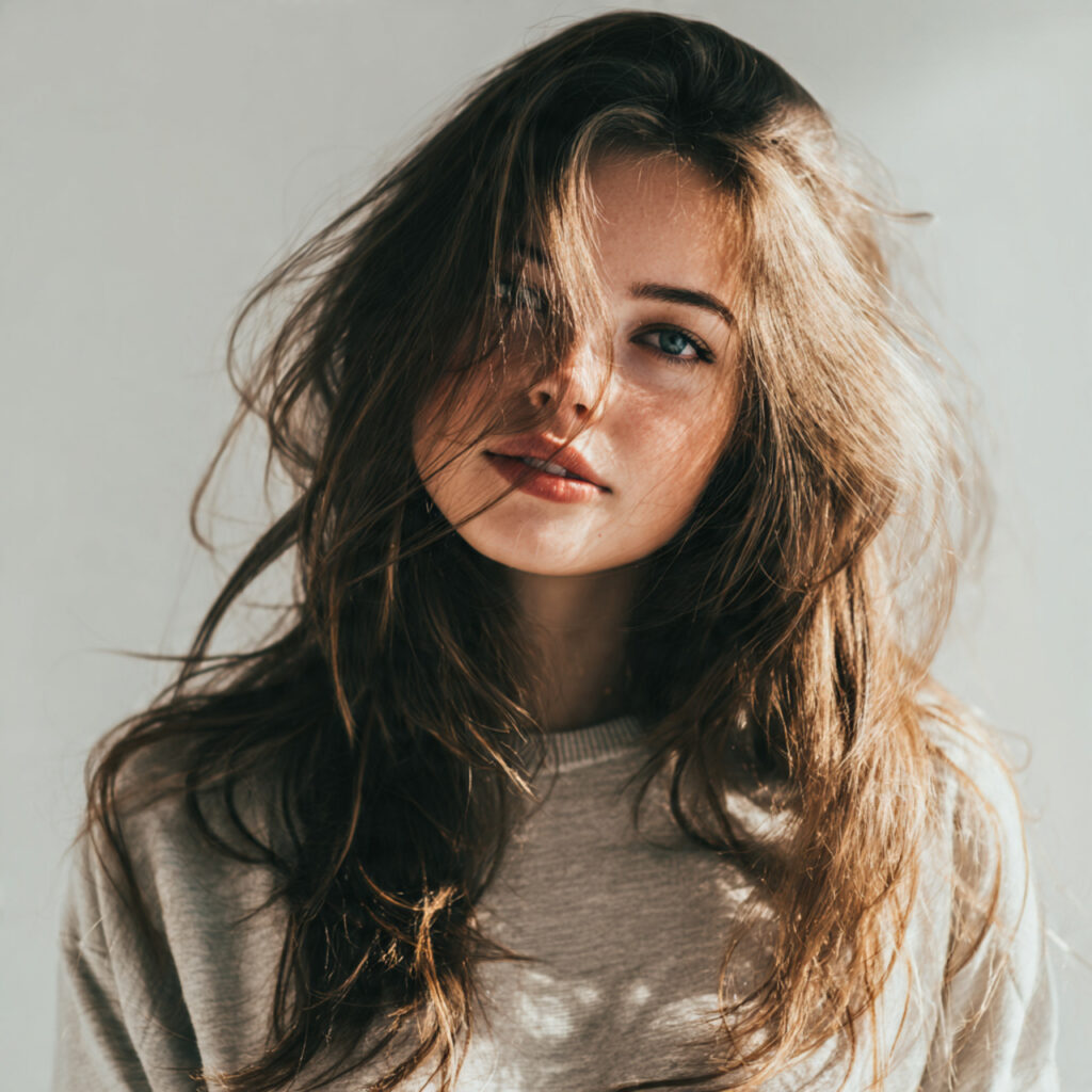 Tousled Hairstyles Ideas for Long Faces