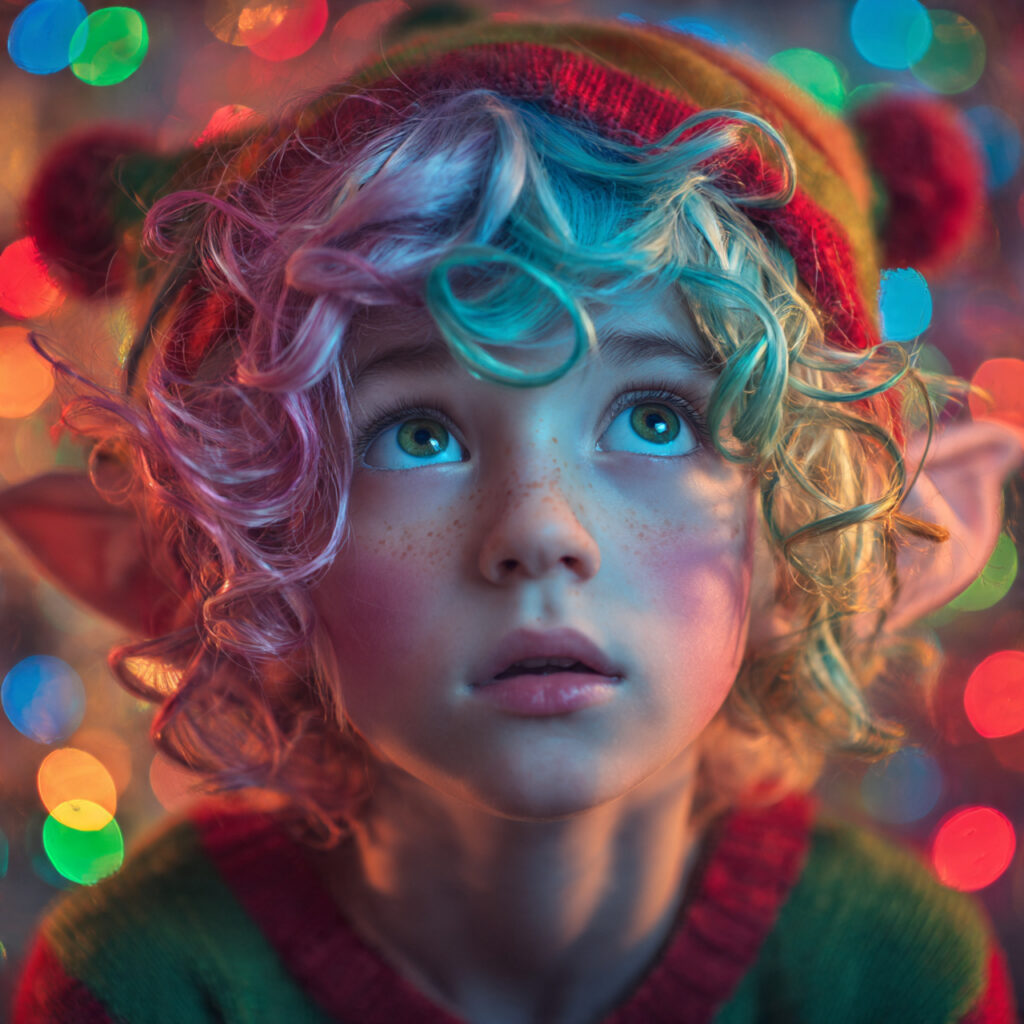 Elf-Inspired Christmas Hairstyles for Kids Ideas