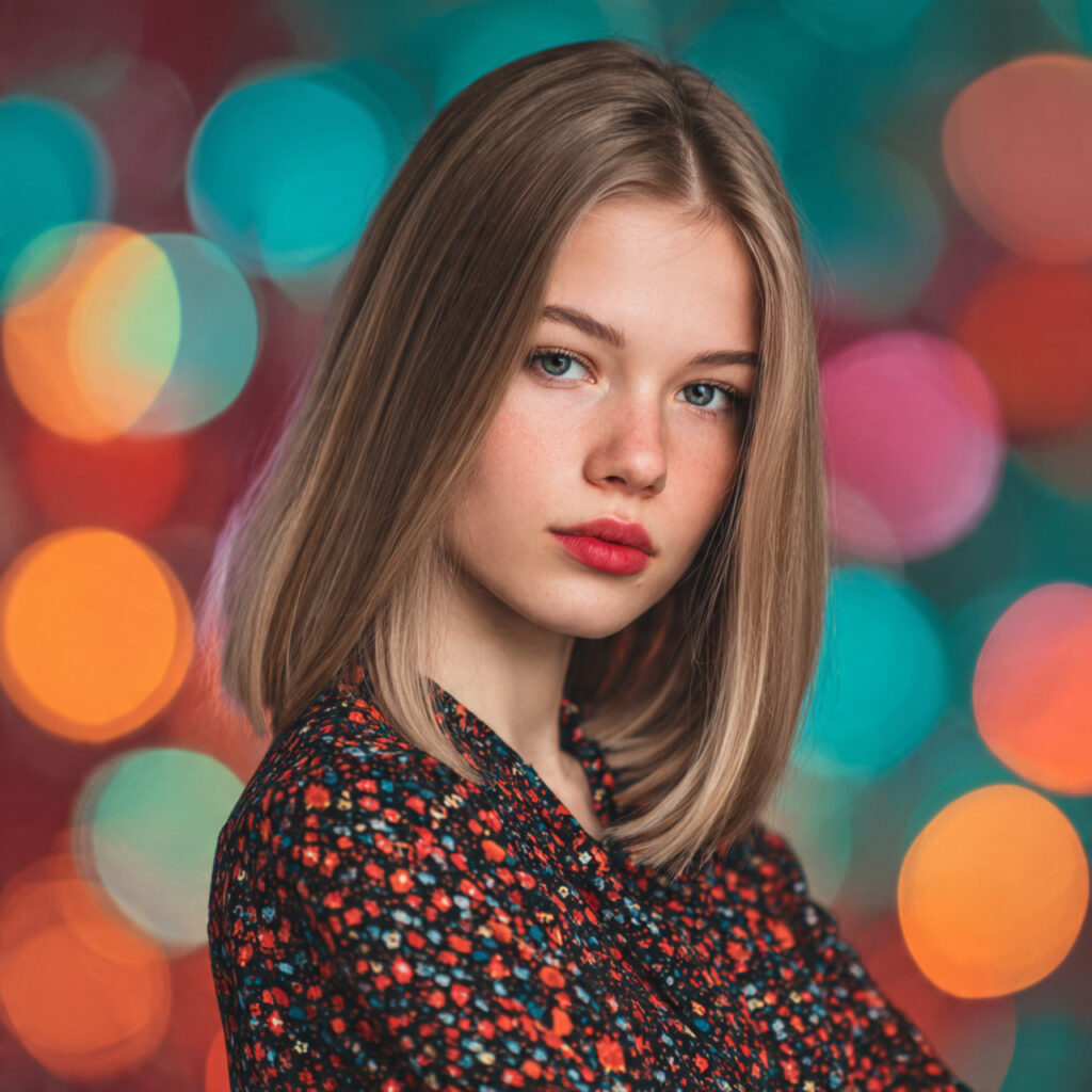 Straight Hair Christmas Hairstyles for Girls Ideas