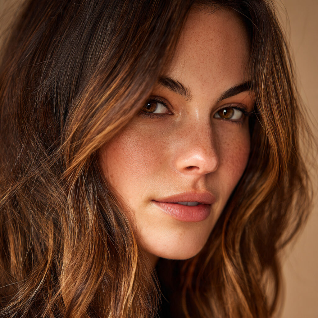 35 Brunette Balayage Hairstyle Ideas for Natural, Bold, and Modern Styles 8 Face-Framing Brunette Balayage Ideas