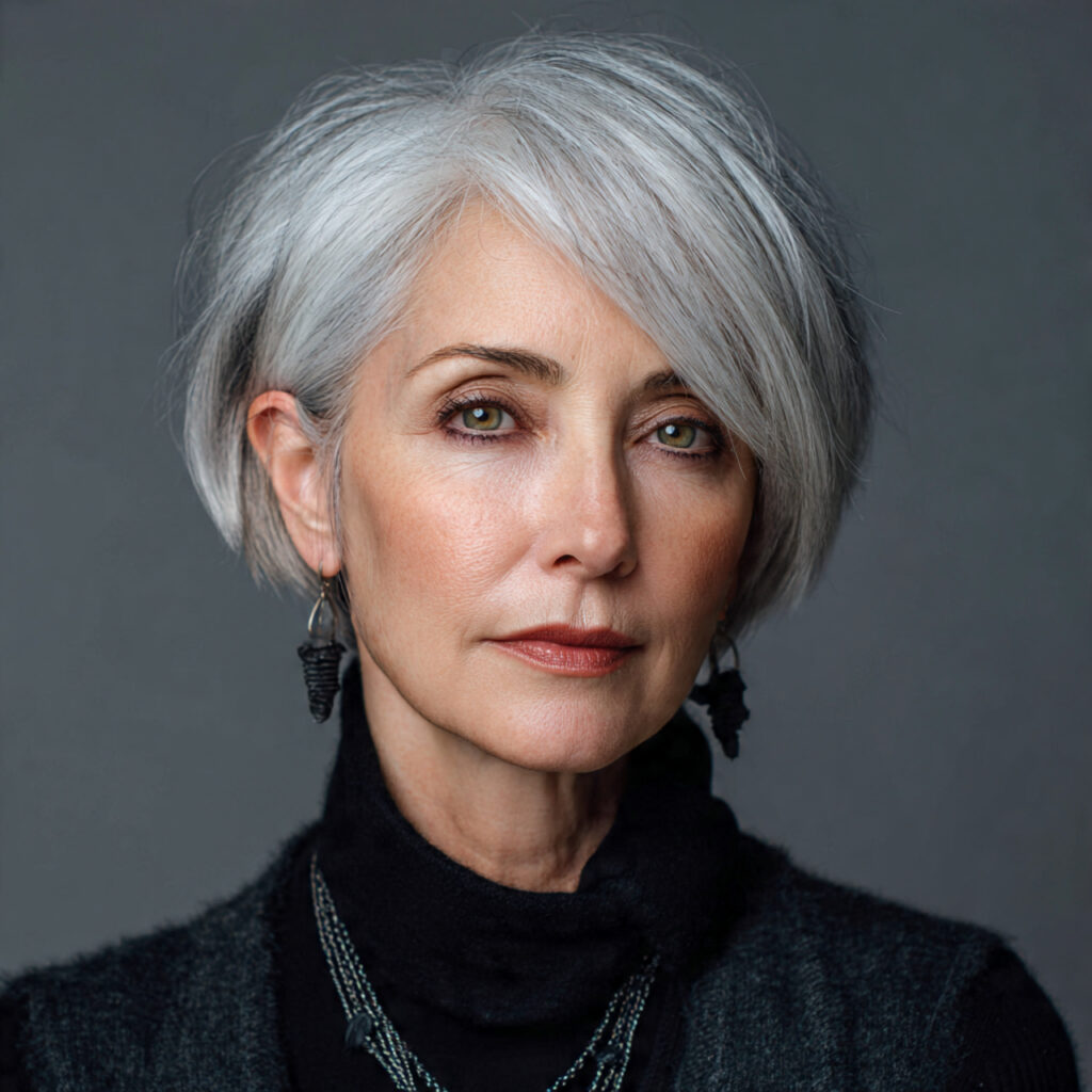 Short Bob Hairstyle Ideas for Women Over 50