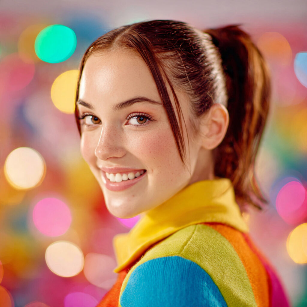 Cute Ponytail Christmas Hairstyles for Girls Ideas