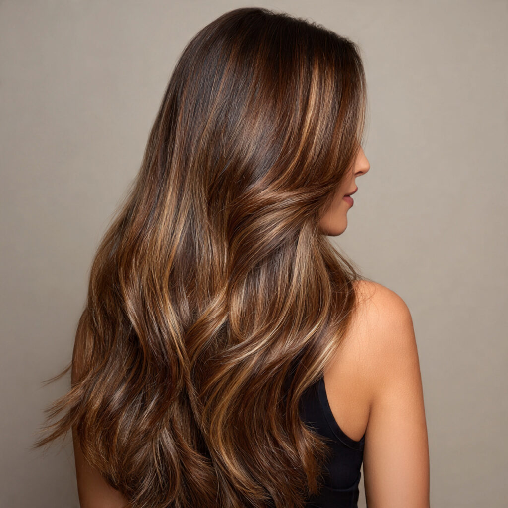 35 Brunette Balayage Hairstyle Ideas for Natural, Bold, and Modern Styles 24 Seamless Blend Brunette Balayage Ideas