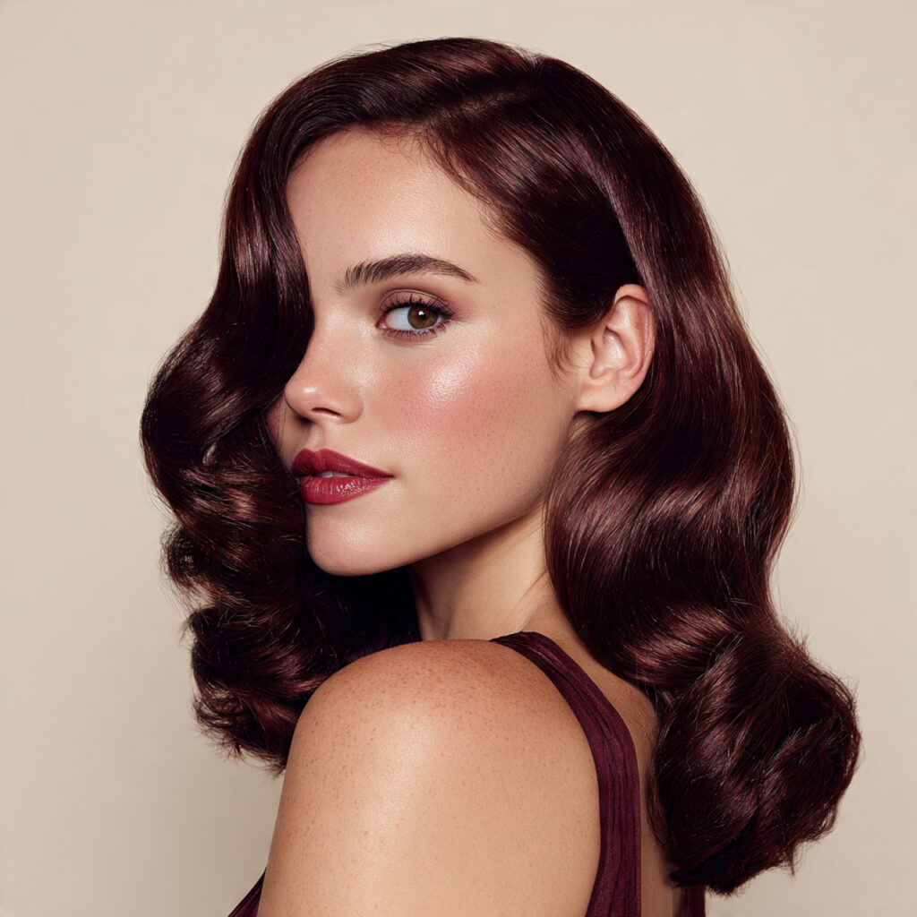 30 Fall Hair Color Trends Ideas for Warm, Stylish Autumn Looks 23 Mahogany Luxe Hair Color Ideas