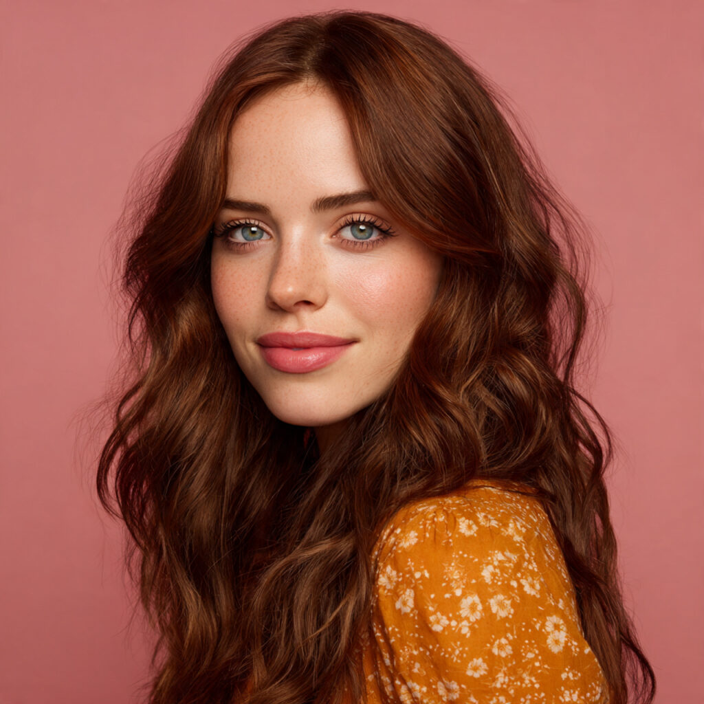 30 Fall Hair Color Trends Ideas for Warm, Stylish Autumn Looks 2 Warm Chestnut Hair Color Ideas