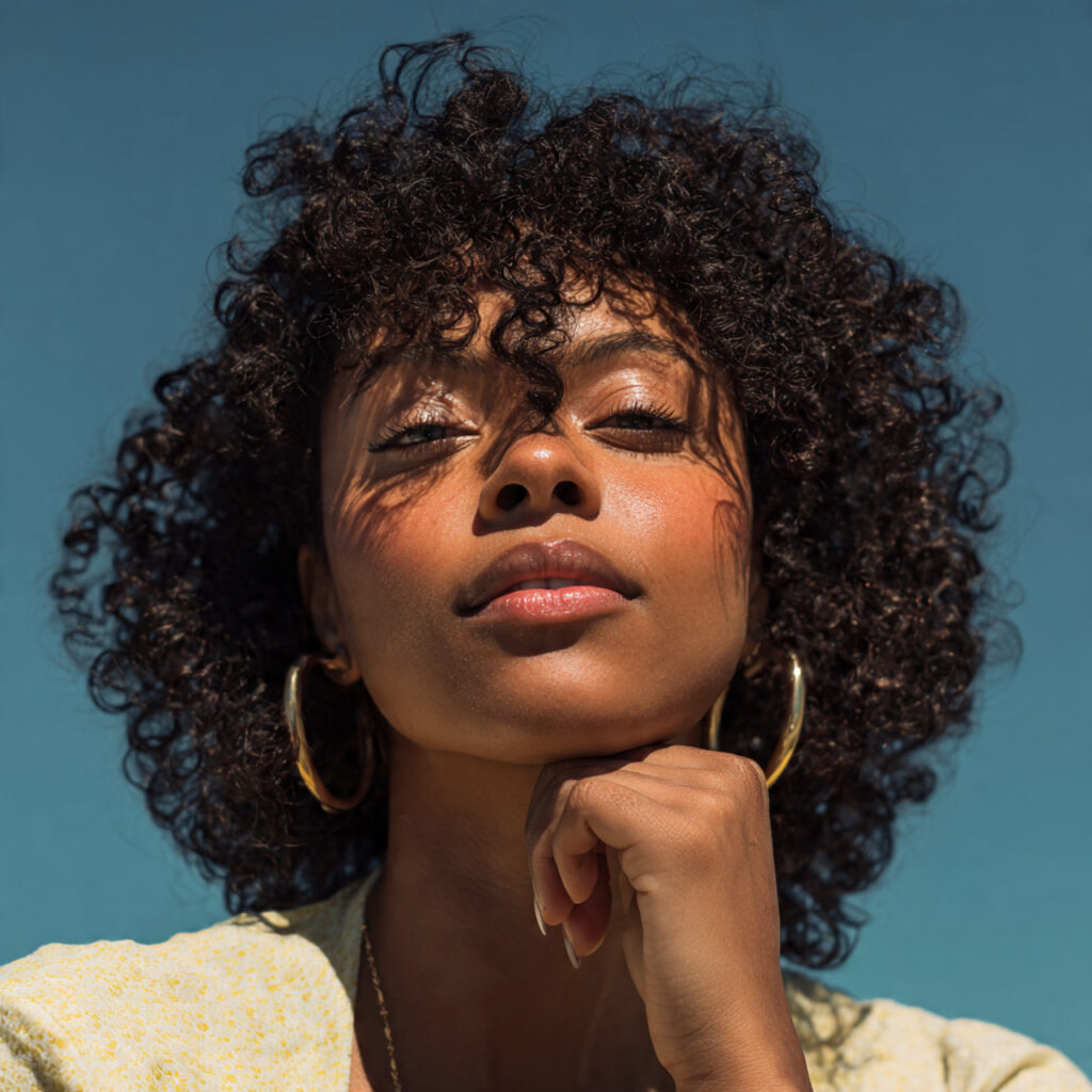 Natural Texture Hairstyles Ideas for Long Faces