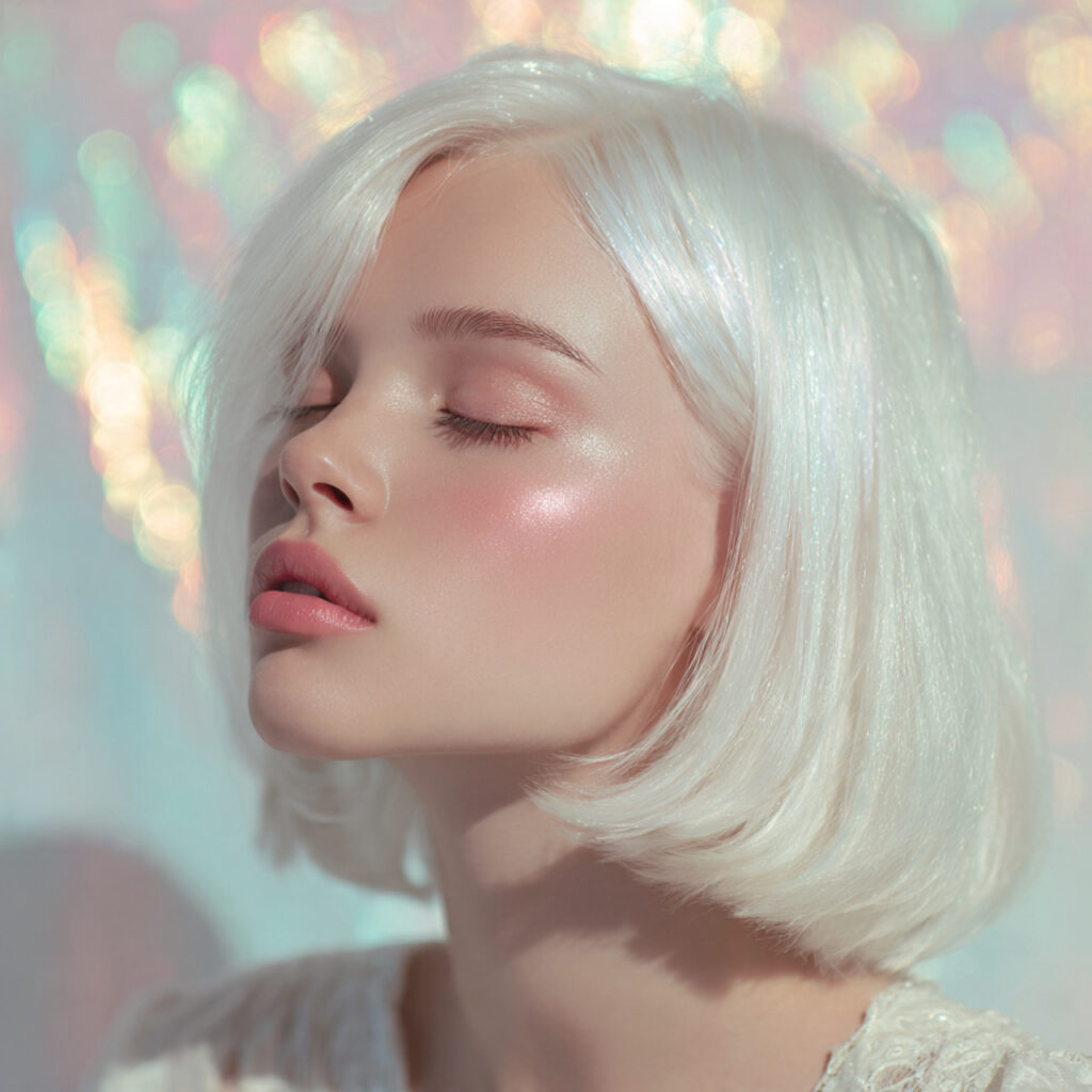 Pearl White Hair Color Ideas