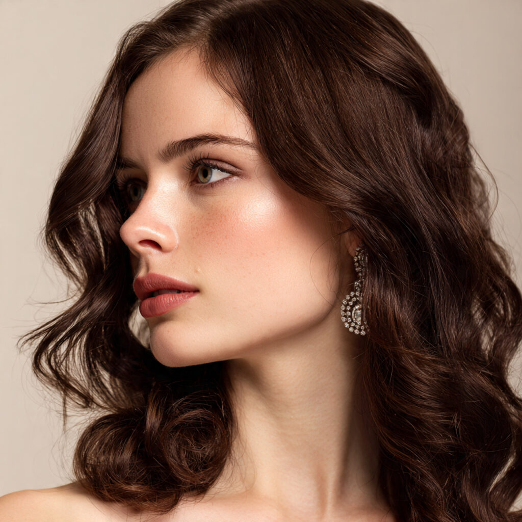 Chocolate Brown With Velvet Finish Ideas