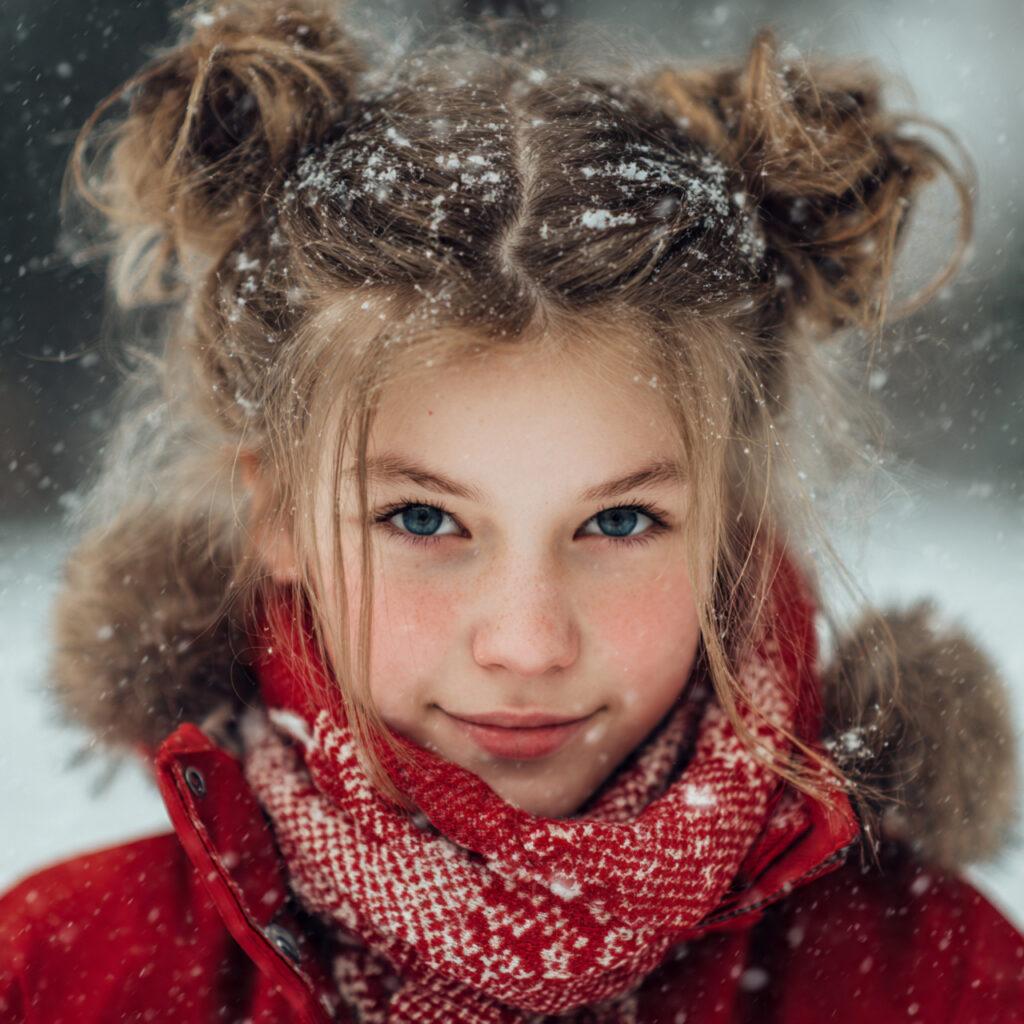 Winter Wonderland Christmas Hairstyles for Girls Ideas