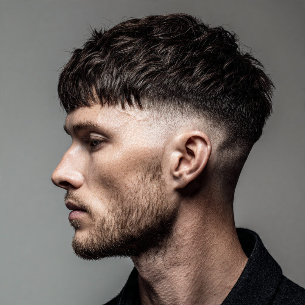 Low Fade Edgar Haircut Idea