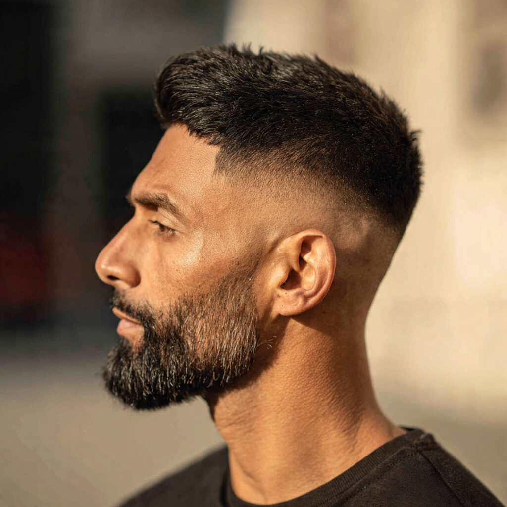 Blended Fade Edgar Haircut Idea