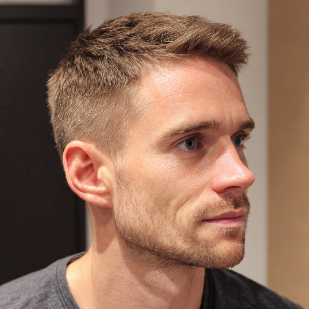 Low-Maintenance Edgar Haircut Idea