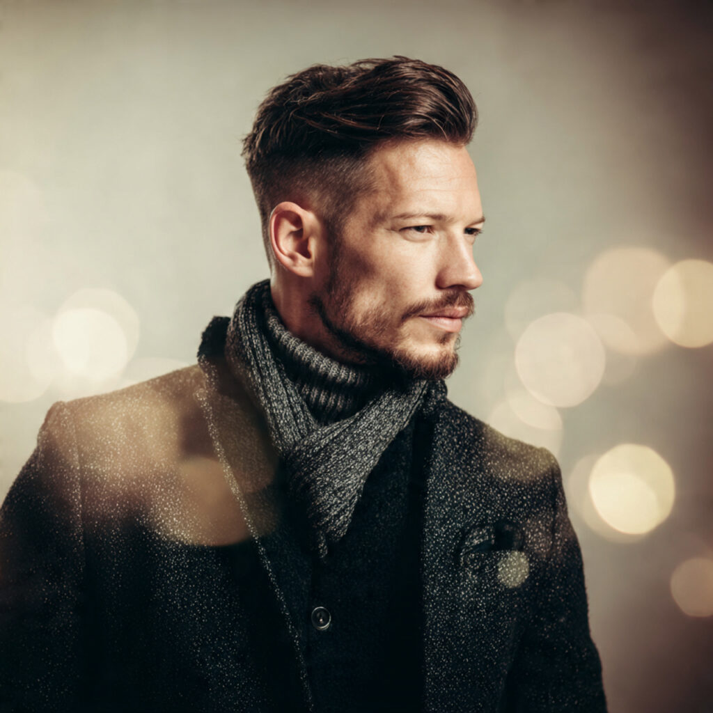 Low Taper Winter Holiday Hairstyle Ideas