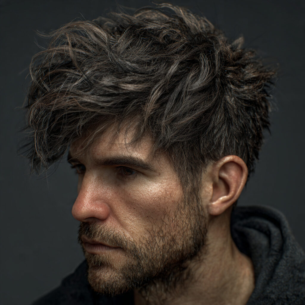 Messy Edgar Haircut Idea