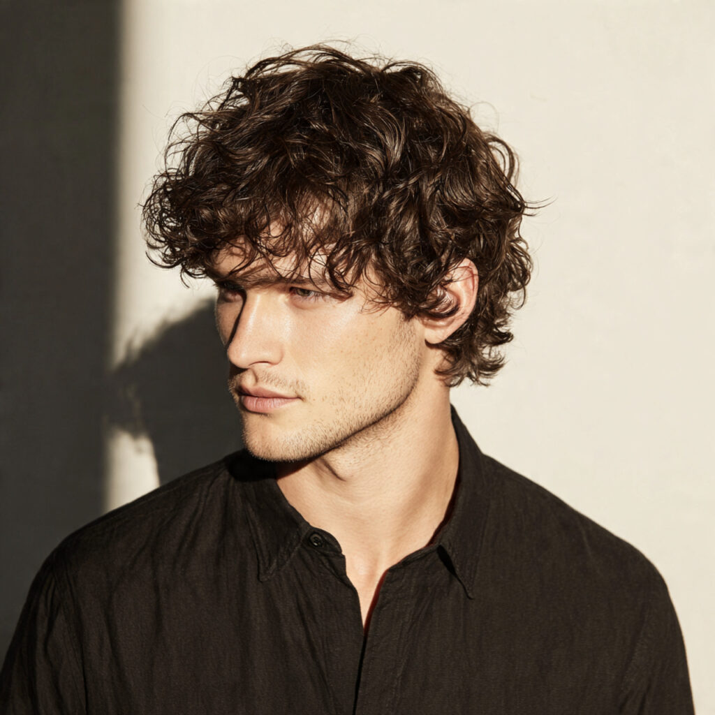 Natural Finish Edgar Haircut Idea