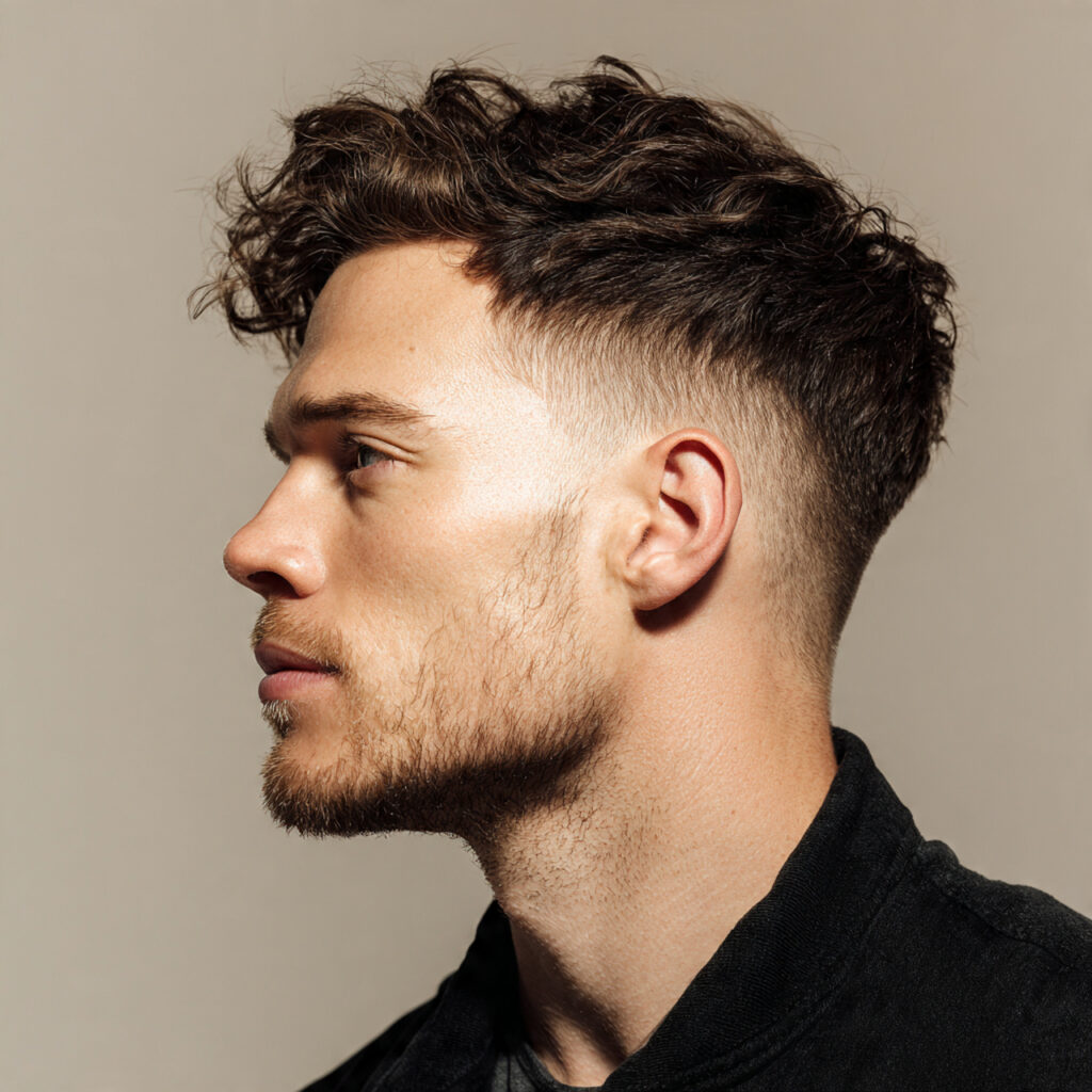 Edgar Haircut with Natural Edges Idea