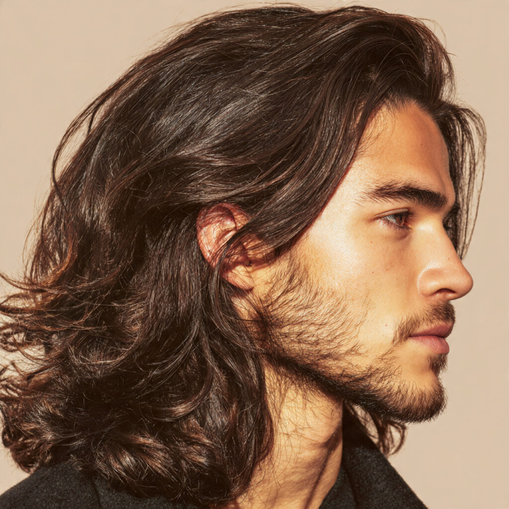 Long Hair with Soft Ends Idea