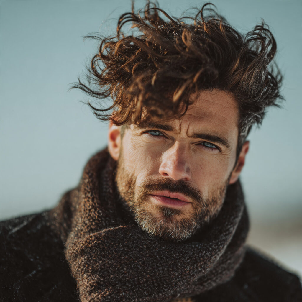 Rugged Winter Beard-and-Hair Combo Ideas