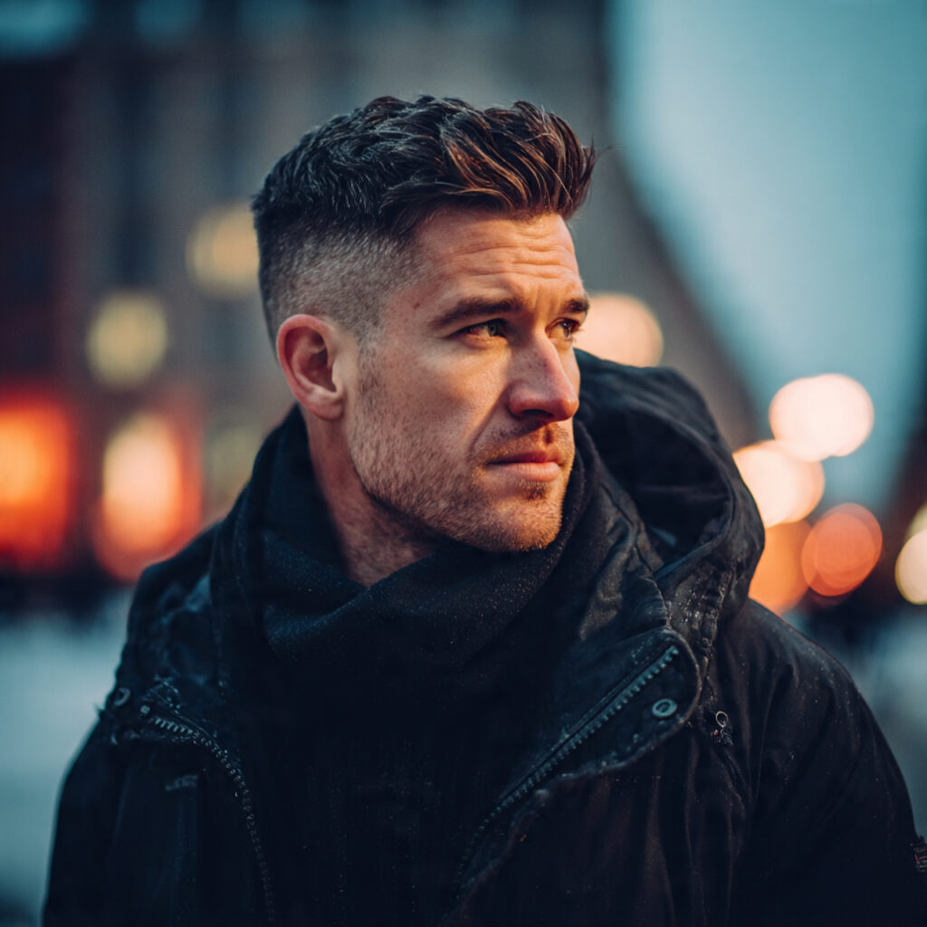 Sharp Line-Up Winter Hairstyle Ideas