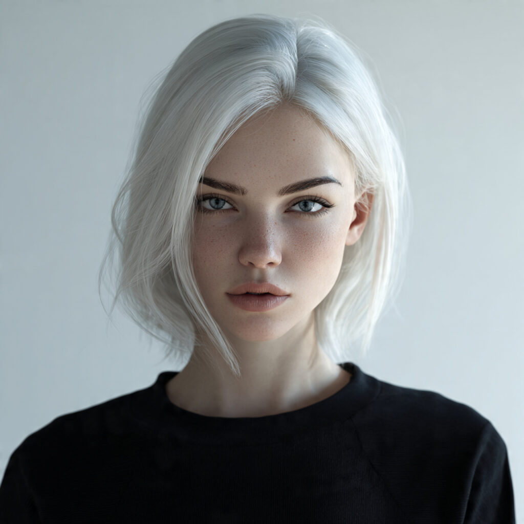 Scandinavian White Hair Color Ideas