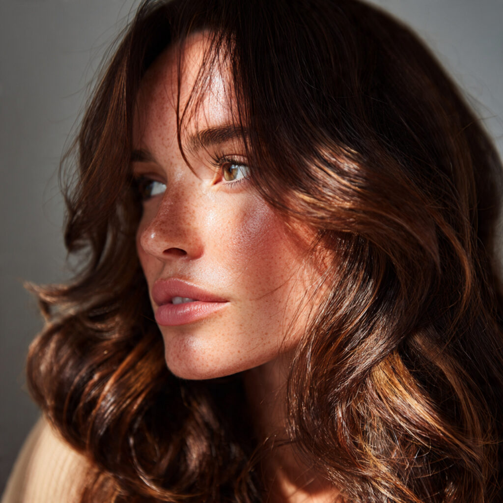 35 Brunette Balayage Hairstyle Ideas for Natural, Bold, and Modern Styles 19 Sunlit Brunette Balayage Ideas