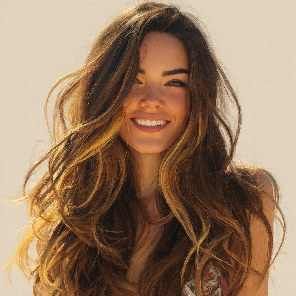 35 Brunette Balayage Hairstyle Ideas for Natural, Bold, and Modern Styles 22 Warm Brunette Balayage Ideas