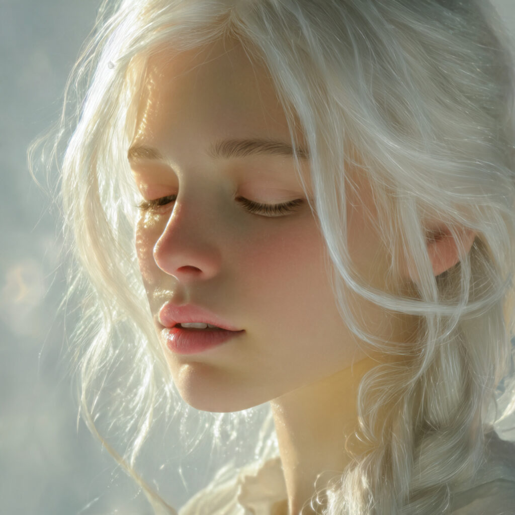 Angelic White Hair Color Ideas