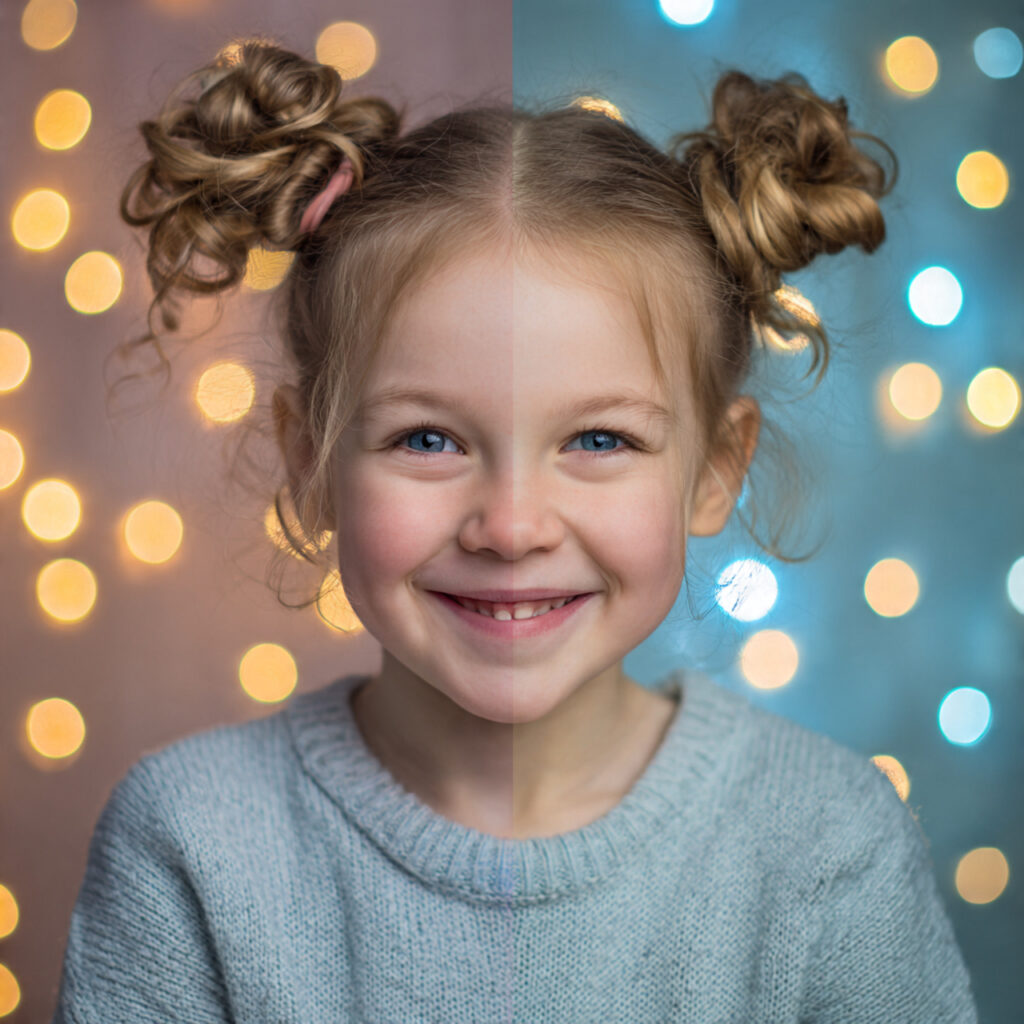 Sweet Holiday Christmas Hairstyles for Kids Ideas