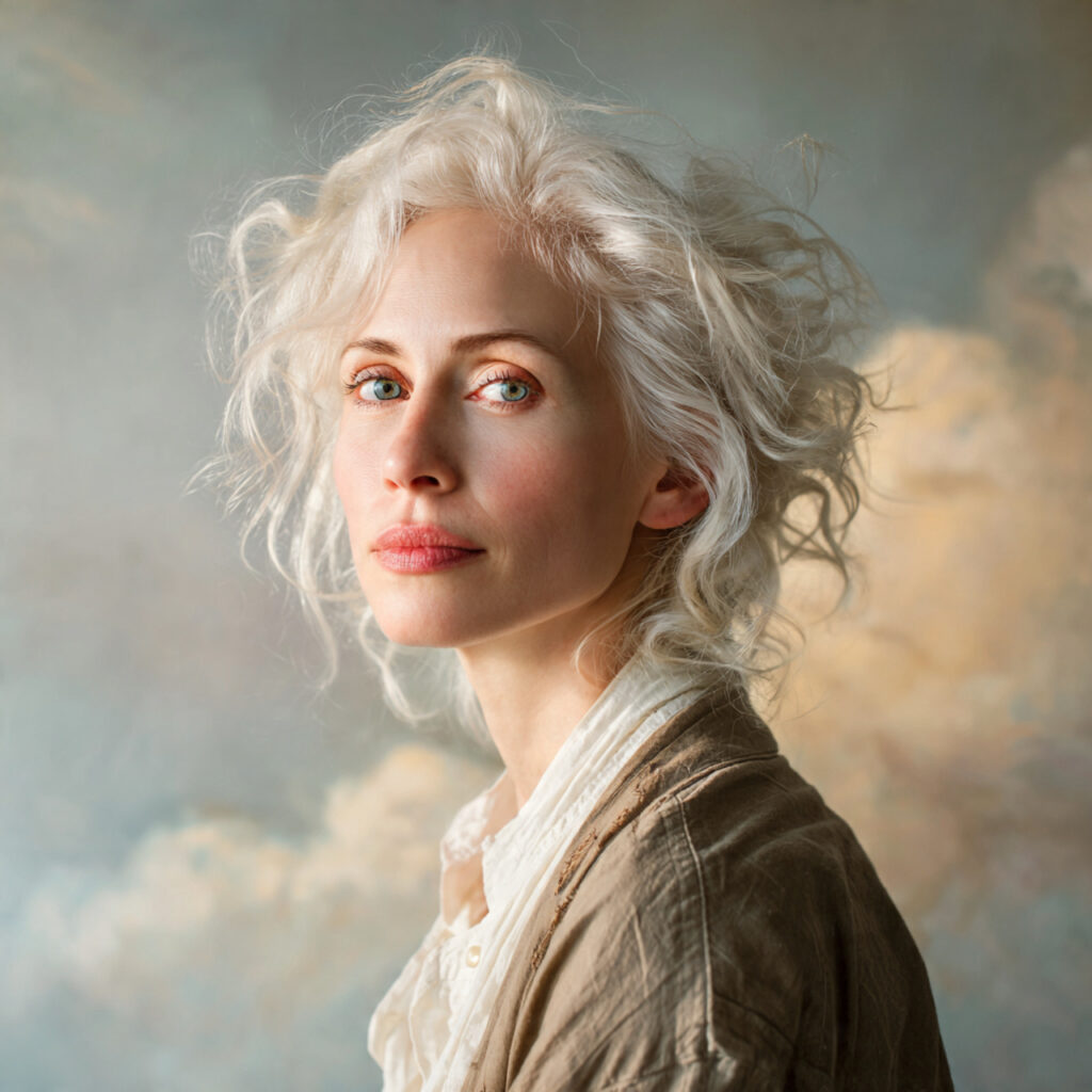 Cloud White Hair Color Ideas