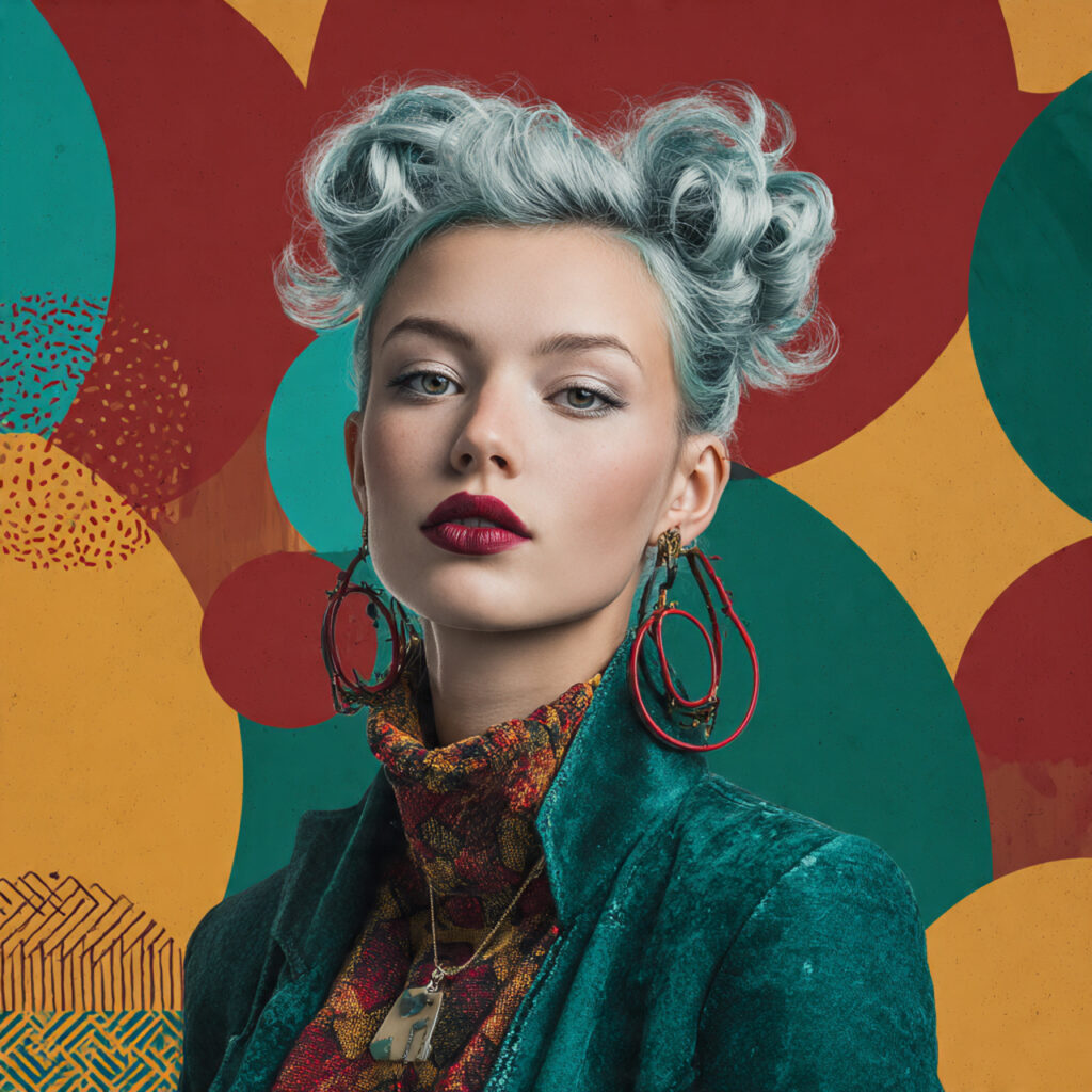 Modern Christmas Hairstyles for Girls Ideas