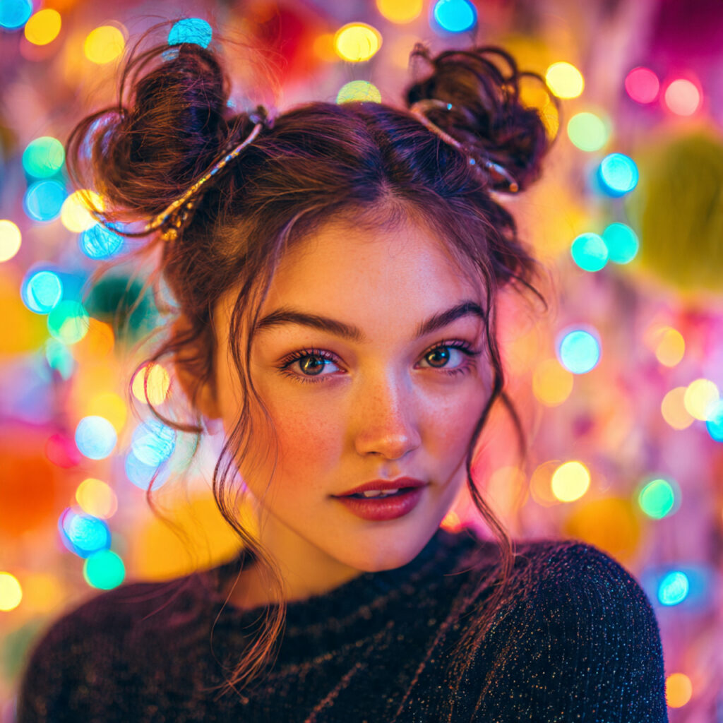 Holiday Party Christmas Hairstyles for Kids Ideas