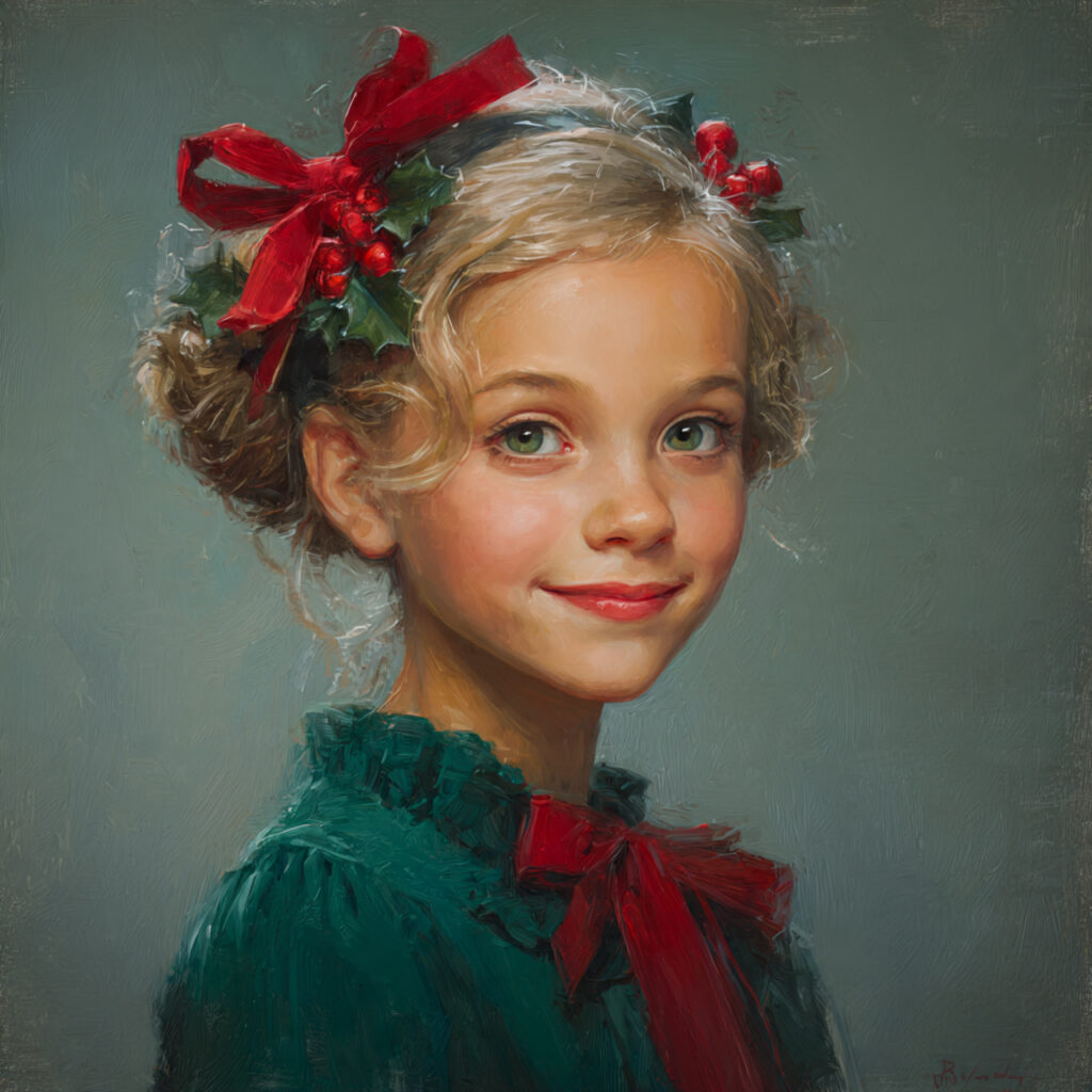 Classic Christmas Hairstyles for Girls Ideas