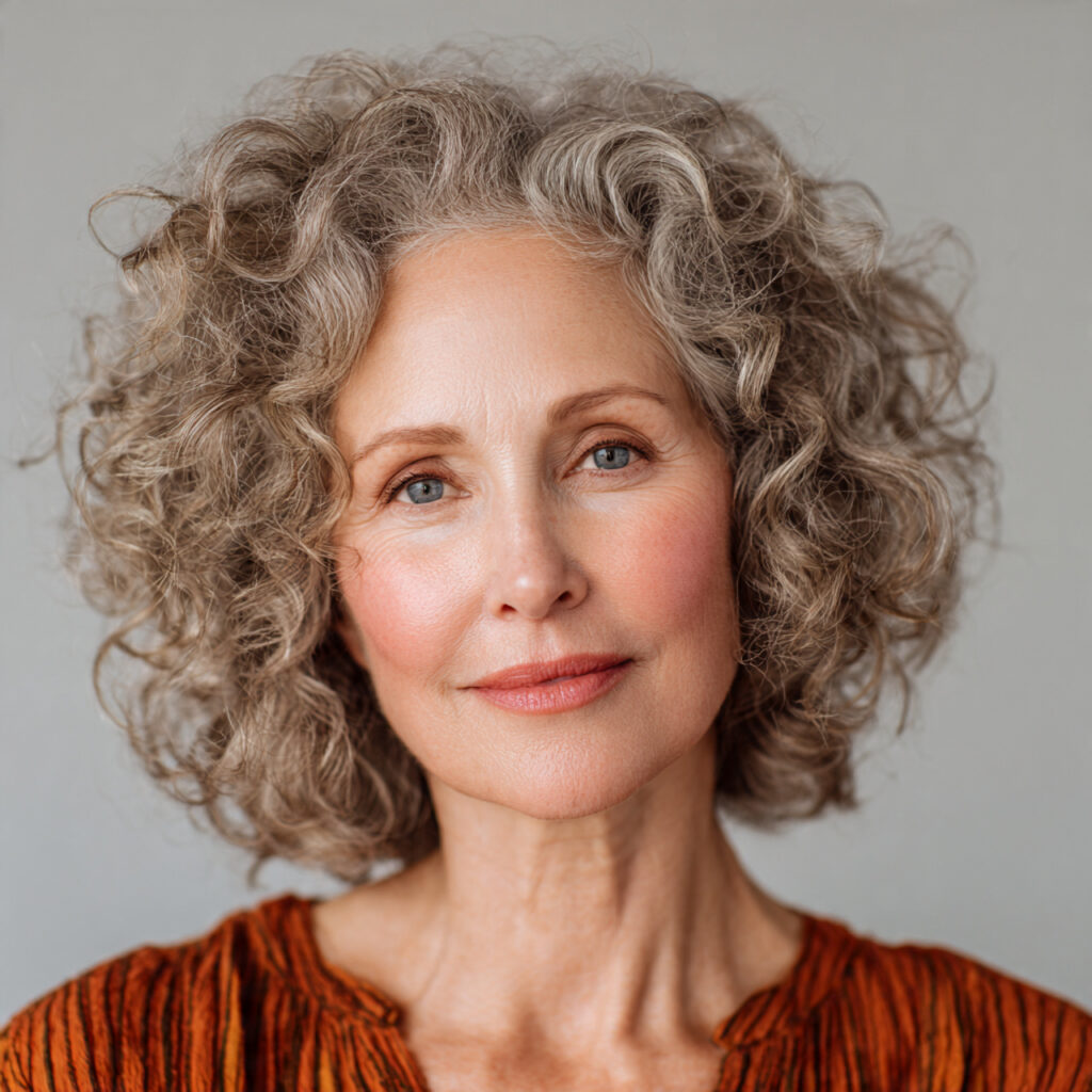 Relaxed Natural Curl Pattern Idea