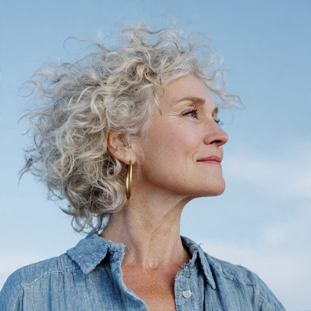 Airy Lightweight Curly Hairstyle Idea